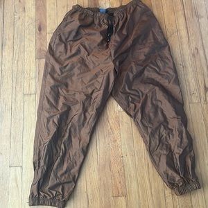 Brown Parachute Joggers